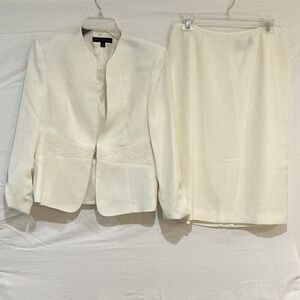 Nipon Boutique Elegant Ivory Skirt Set